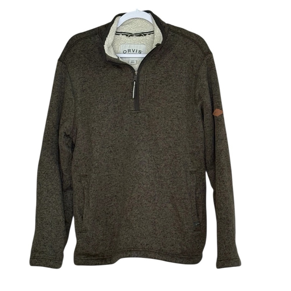 Orvis Pullover Fleece Lined
Quarter Zip Size M
